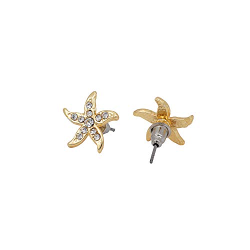 Gehena By - Tone Starfish Stud Earrings